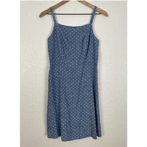 NWOT Old Navy Chambray Polka Dot Dress